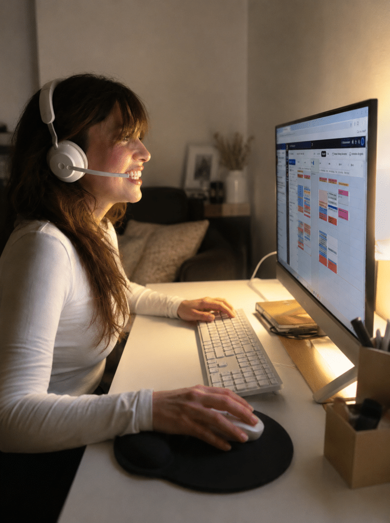 Bureau télésecrétariat Bel'assist — environnement de travail professionnel