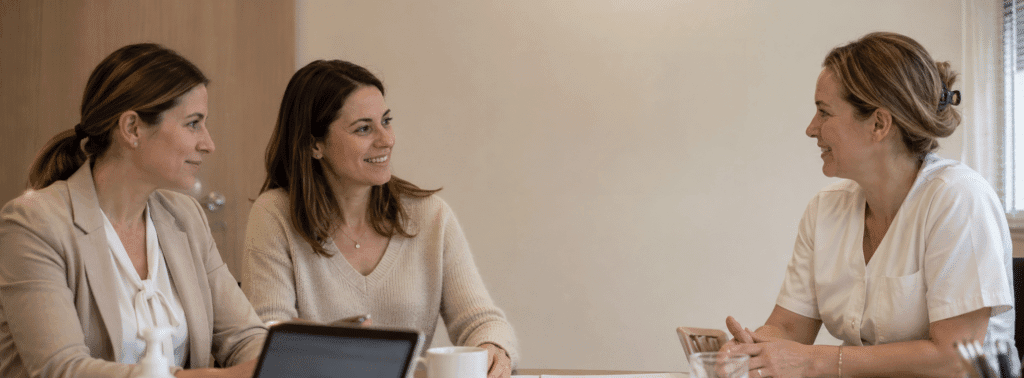 Prix télésecrétariat médical : équipe Bel'assist en réunion de coordination